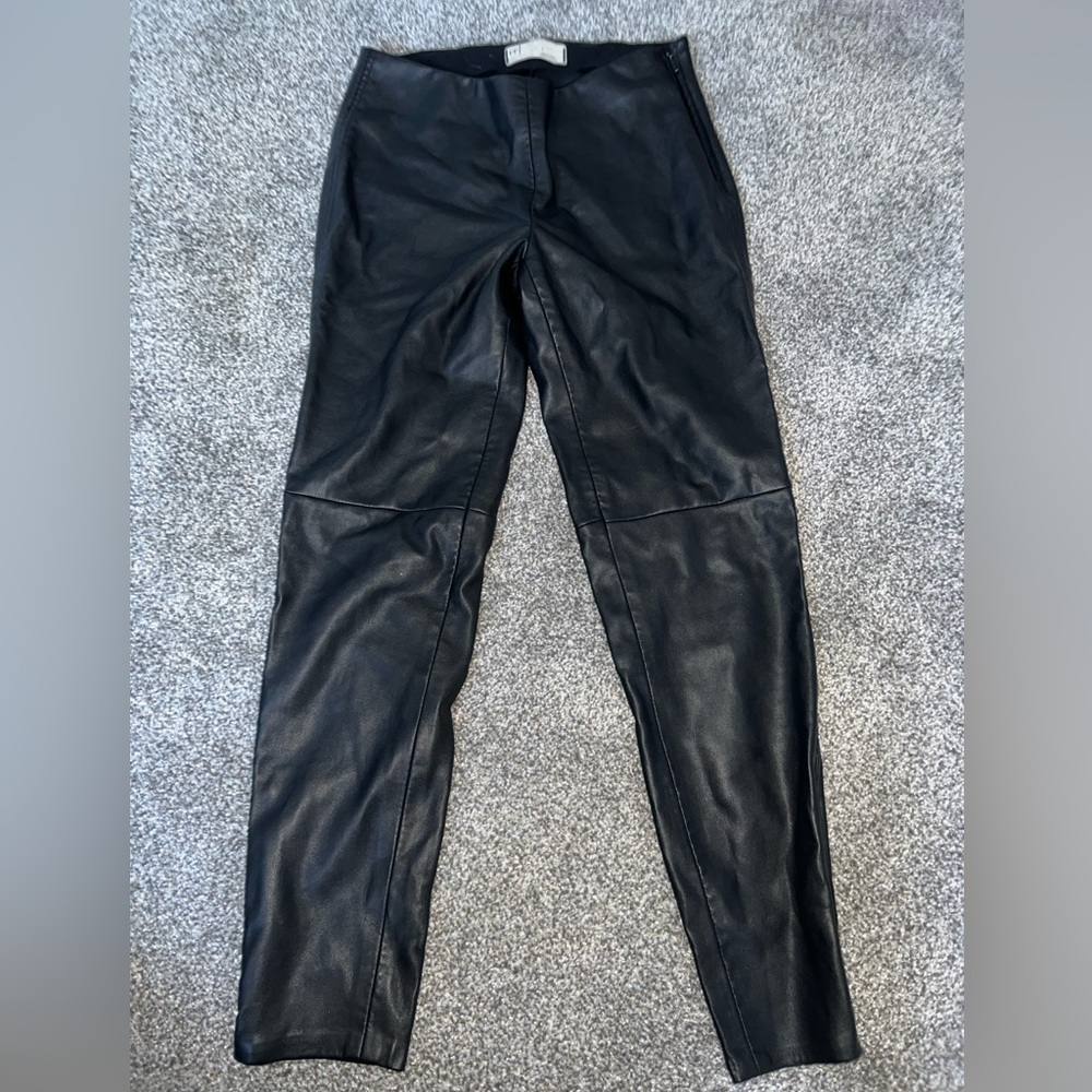 Free People Faux Leather Legging Pants Size 4